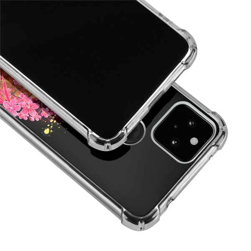 Red Panda with Flowers by Sheena Pike Google Pixel 5 Clear Case